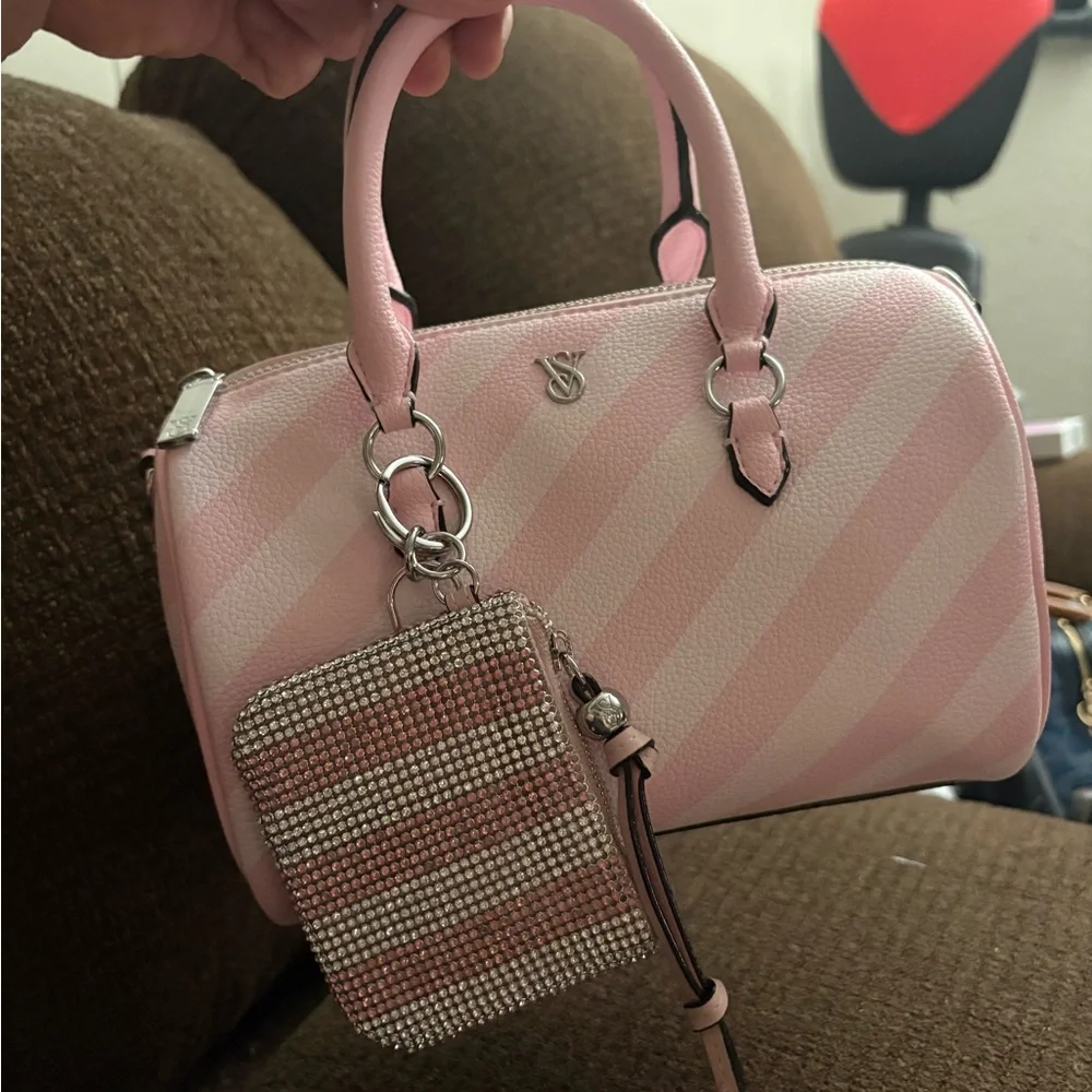 Victoria secret mini duffel with coin purse - Picture 2 of 5